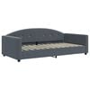 vidaXL Lit de repos sans matelas gris fonc&eacute; 100x200 cm velours