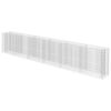 vidaXL Lit sur&eacute;lev&eacute; &agrave; gabion Acier galvanis&eacute; 540x50x100 cm