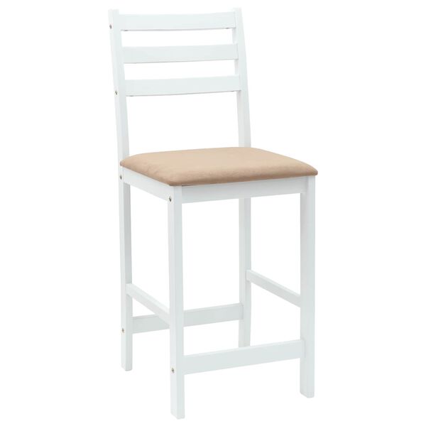 vidaXL Chaises de salle &agrave; manger 2 pcs Blanc 40 x 47,5 x 99,5 cm