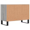 vidaXL Meuble TV sonoma gris 69,5 x 30 x 50 cm bois d'ing&eacute;nierie