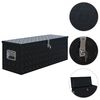 vidaXL Bo&icirc;te en aluminium 1085x370x400 mm Noir