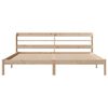 vidaXL Cadre de lit sans matelas 200x200 cm bois massif de pin