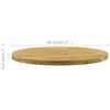 vidaXL Dessus de table Bois de ch&ecirc;ne massif Rond 44 mm 400 mm