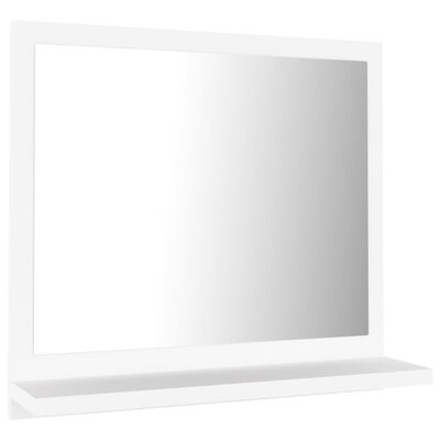 vidaXL Miroir de salle de bain Blanc 40x10,5x37 cm Bois d’ingénierie