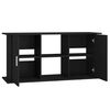 vidaXL Support pour aquarium noir 121x41x58 cm bois d'ing&eacute;nierie