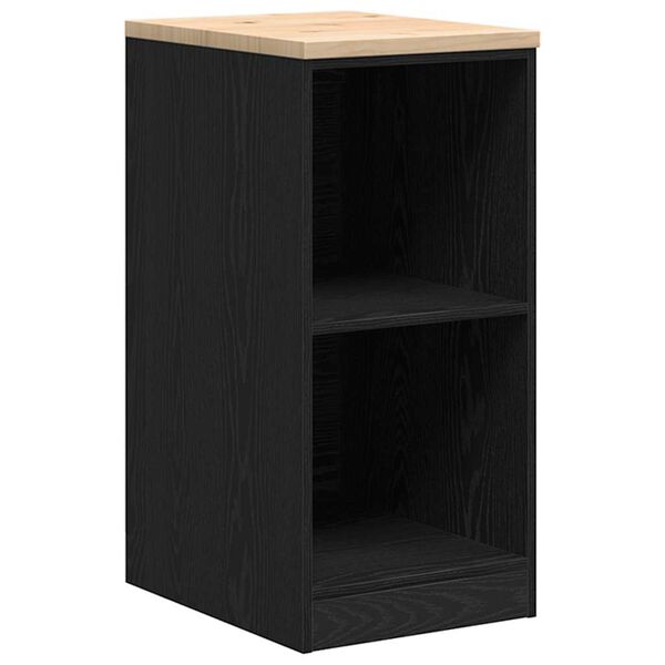 vidaXL Armoire de rangement de garage noir 40x51x85 cm bois de pin