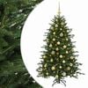 vidaXL Sapin de No&euml;l artificiel avec boules 120 cm 150 LED Blanc chaud
