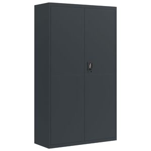 vidaXL Classeur anthracite 105x40x180 cm acier