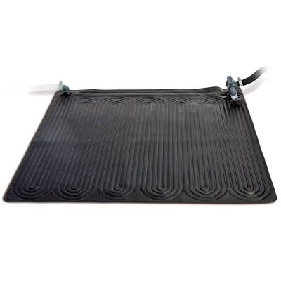 Intex Tapis chauffant solaire 2 pcs PVC 1,2x1,2 m Noir 28685