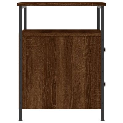 vidaXL Table de chevet chêne marron 44x45x60 cm bois d'ingénierie
