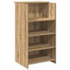 vidaXL Bureau r&eacute;ception ch&ecirc;ne artisanal 135x50x103,5cm bois ing&eacute;nierie