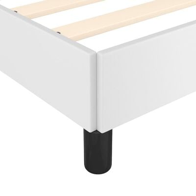 vidaXL Cadre de lit sans matelas blanc 80x200 cm similicuir