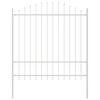 vidaXL Cl&ocirc;ture de jardin WOERDEN 7 pc 170 x 215 cm Blanc