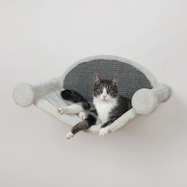 TRIXIE Hamac pour chats 54 x 28 x 33 cm Crème et gris