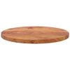 vidaXL Dessus de table &Oslash;60x3,8 cm rond bois massif d'acacia