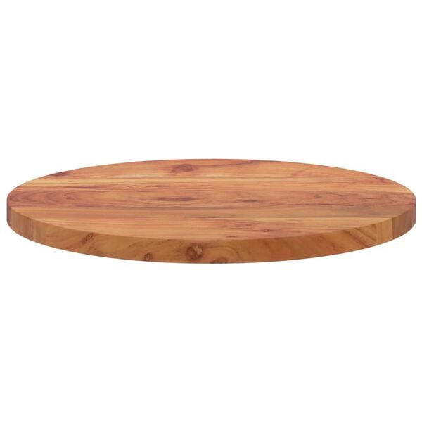 vidaXL Dessus de table &Oslash;60x3,8 cm rond bois massif d'acacia