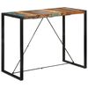 vidaXL Table de bar 140x70x110 cm bois massif de récupération