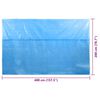 vidaXL Couverture de piscine Bleu 400 x 200 cm PE