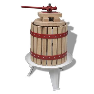 vidaXL Presse &agrave; fruits et &agrave; vin 12 L