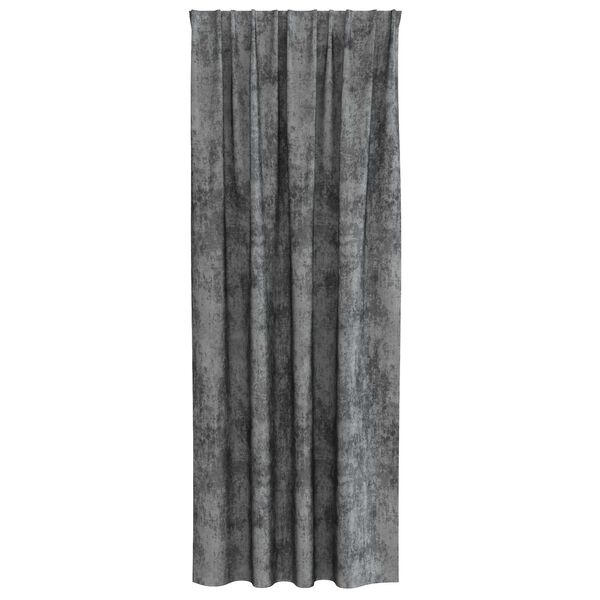 vidaXL Rideaux en velours 2 pcs Gris 245 x 140 cm Velours