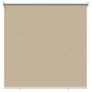 vidaXL Store roulant ext&eacute;rieur protection UV Beige