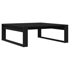 vidaXL Table basse Ch&ecirc;ne noir 100 x 100 x 35 cm Bois d'ing&eacute;nierie
