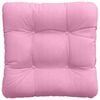 vidaXL Coussins de si&egrave;ge 4 pcs Rose 40 x 40 x 12 cm tissu