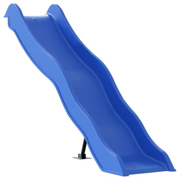 vidaXL Toboggan de jeu bleu 174x38 cm polypropylène