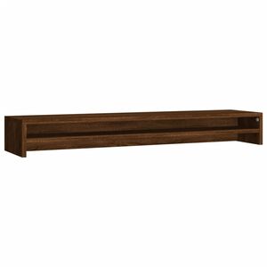 vidaXL Support de moniteur Ch&ecirc;ne marron 100x24x13 cm Bois d'ing&eacute;nierie