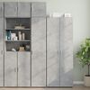 vidaXL Armoire murale gris b&eacute;ton 40x42,5x40 cm bois d'ing&eacute;nierie