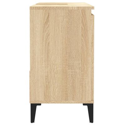 vidaXL Armoire salle de bain chêne sonoma 65x33x60 cm