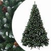vidaXL Sapin de No&euml;l Artificiel &agrave; Branches Articul&eacute;es 300 cm acier