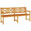 vidaXL Banc de jardin Marron 180 x 56 x 90 cm Bois d'Acacia Massif