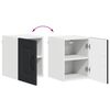 vidaXL Armoire de cuisine avec stockage Kalmar Noir 30 x 31 x 40 cm