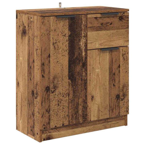 vidaXL Buffet Bois ancien 60 x 30 x 70 cm Bois d'ing&eacute;nierie