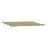 vidaXL Toile de rechange pour auvent Vert et jaune 250 x 200 cm