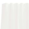 vidaXL Rideaux en voile avec passe-tringles 2 pcs blanc