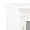 vidaXL Buffet blanc 70x28x70 cm bois de pin massif