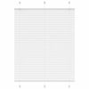 vidaXL Store pliss&eacute; blanc 110x150cm largeur du tissu 109,4cm polyester