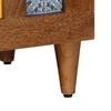 vidaXL Cabinet de chevet Marron 50 x 33 x 62 cm Bois de mangue massif
