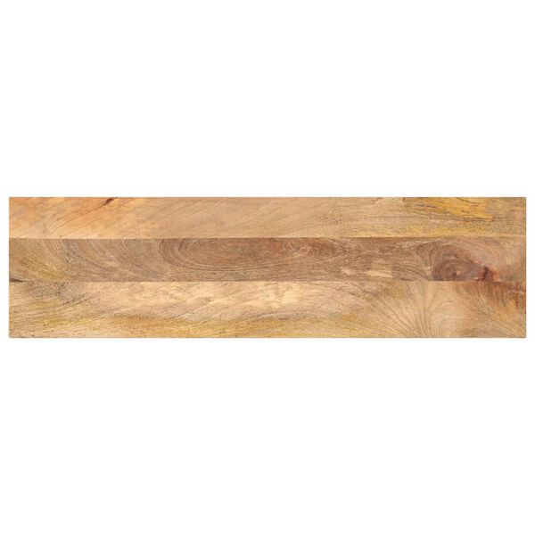 vidaXL Dessus de table 120x40x2,5cm rectangulaire bois massif manguier