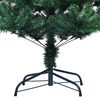 vidaXL Sapin de No&euml;l artificiel pr&eacute;-&eacute;clair&eacute; Vert 210 cm PVC et m&eacute;tal