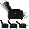 vidaXL Fauteuil de massage inclinable noir similicuir