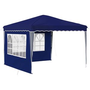 vidaXL Tente de f&ecirc;te pop-up 288 x 288 x 245 cm Bleu Tissu Oxford