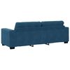 vidaXL Ensemble de Canap&eacute;s 3 pcs Bleu 221 x 80 x 80 cm Velours