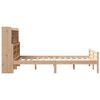 vidaXL Lit biblioth&egrave;que sans matelas 135x190 cm bois de pin massif