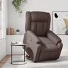 vidaXL Fauteuil inclinable marron similicuir