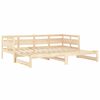 vidaXL Lit coulissant sans matelas bois de pin massif 2x(90x200) cm