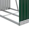 vidaXL Porte-bûches vert 80x45x190 cm acier galvanisé