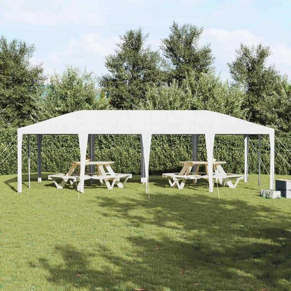 vidaXL Tente de fête Blanc 800 x 400 x 266 cm Polyester et Acier